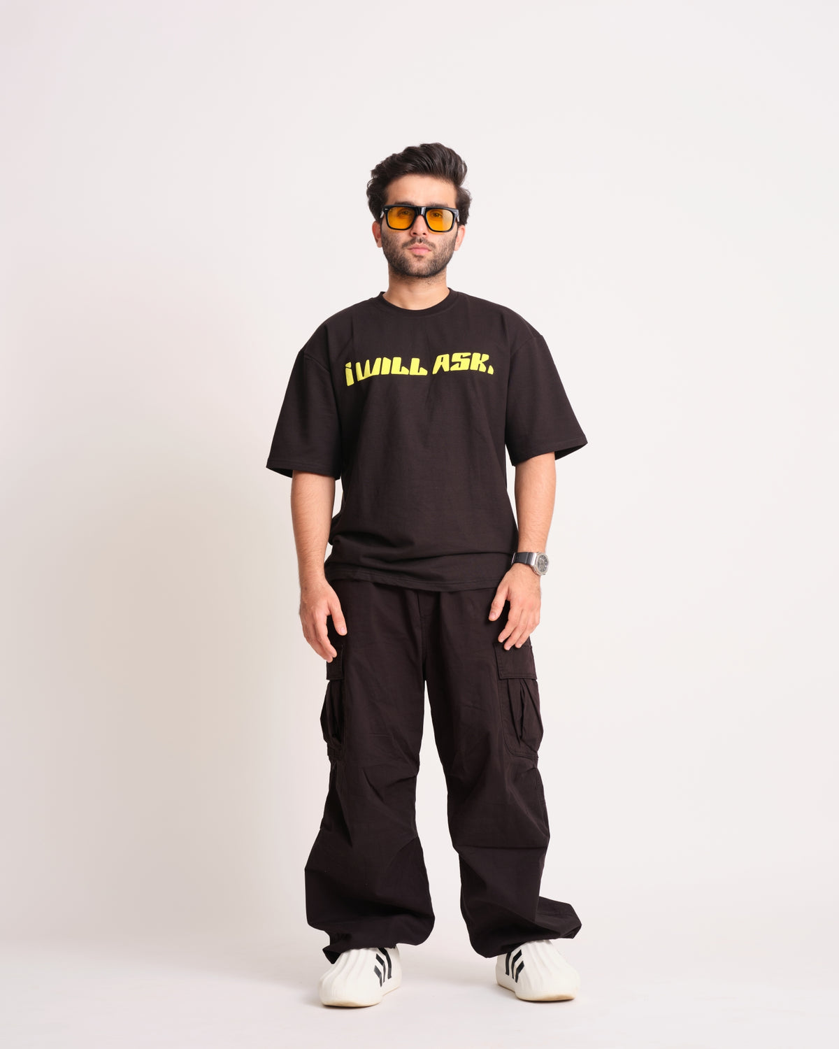 I WILL ASK oversized TEE